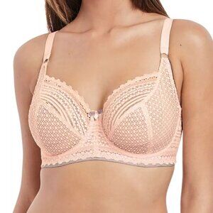 Freya Women's Daisy Lace Underwire Balcony Bra 34D AA5131 Blush